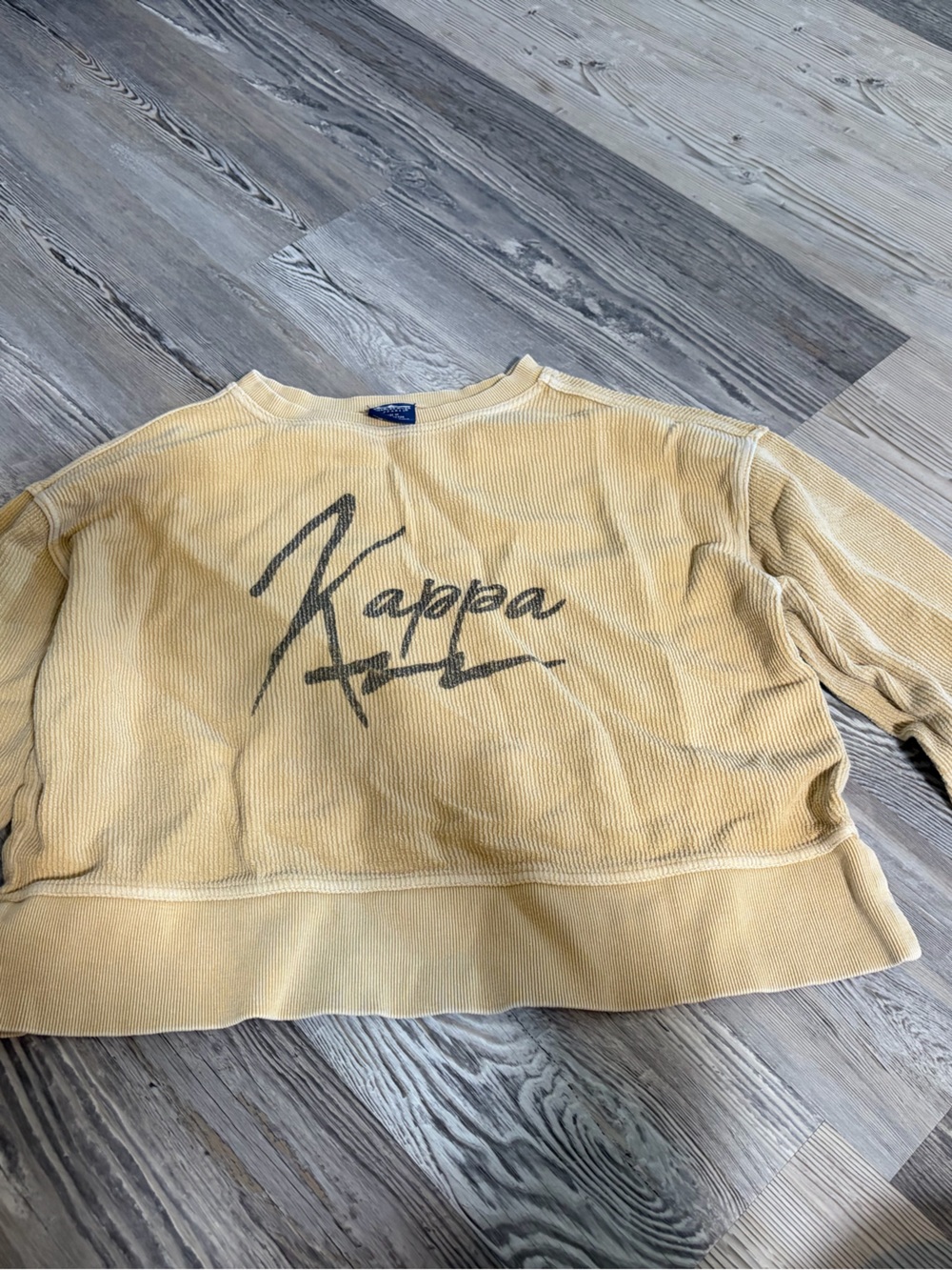 Kappa Kappa Gamma Charles River University Tees Cropped Corder Sweatshirt